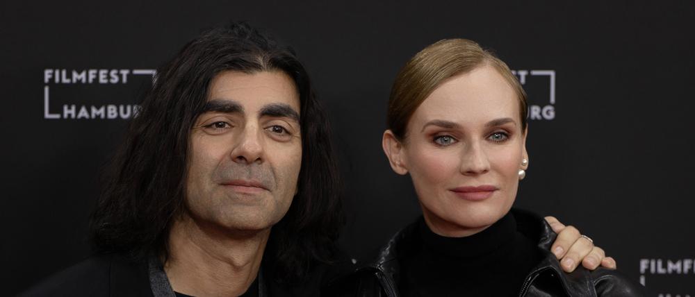 Diane Kruger und Fatih Akin (hier im Oktober auf dem Filmfest Hamburg) werden zum zweiten Mal gemeinsam über den roten Teppich in Cannes laufen.