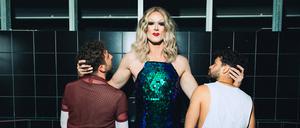 Felix Heller, Jurassica Parka und Robin Cadet im Musical „Flush“