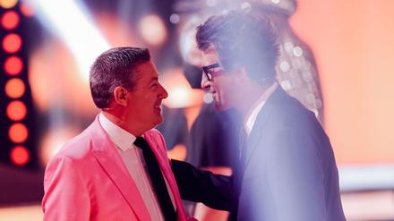 Sie sollen bald zusammen tanzen: „Let's Dance“-Juror Joachim Llambi und Moderator Daniel Hartwich. (Archivbild)
