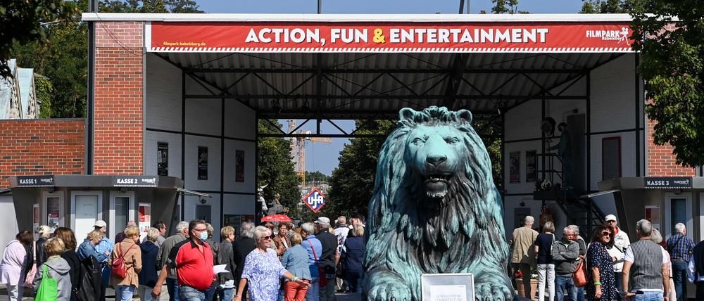 Im Filmpark Babelsberg startet am Samstag die Saison (Archivbild).