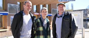 Die Chefs der Weissen Flotte Potsdam (v.l.): Jörg Winkler, Christine Hamann und Jan Lehmann.