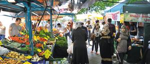 Berlin Kreuzberg, der Wochenmarkt
