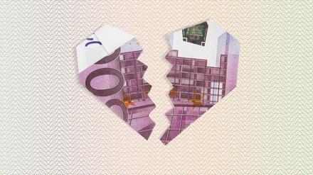Keine Liebe mehr: Zum Herzschmerz kommen noch finanzielle Sorgen hinzu.