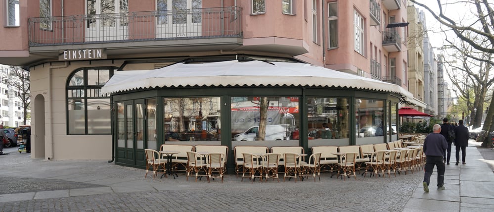 Das “Einstein Mommseneck“ in Berlin-Charlottenburg schließt.