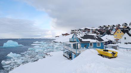 Die Stadt Nuuk in Grönland.