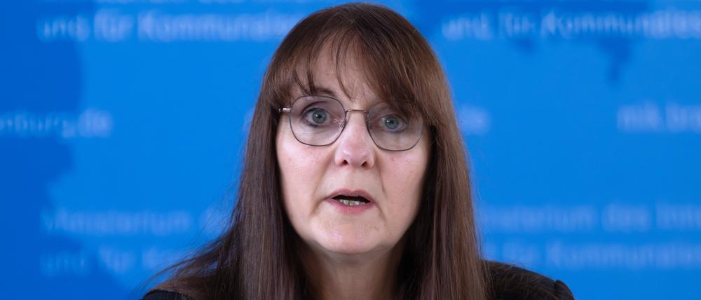 Brandenburgs Innenministerin Katrin Lange (SPD). 