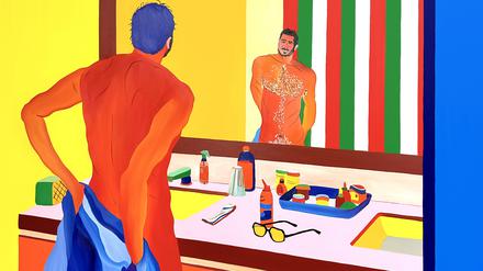 Die Berliner Galerie Dittrich & Schlechtriem zeigt neue Bilder von Navot Miller, darunter „Javier in the Morning“.