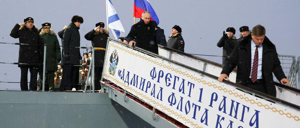 Die Aufrüstung der russischen Flotte lässt sich Kremlchef Putin im nächsten Jahrzehnt rund 87 Milliarden Euro kosten. (Archivbild)