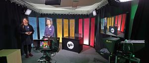 Neues Fernsehstudio im „Cloud House“ der EMS.