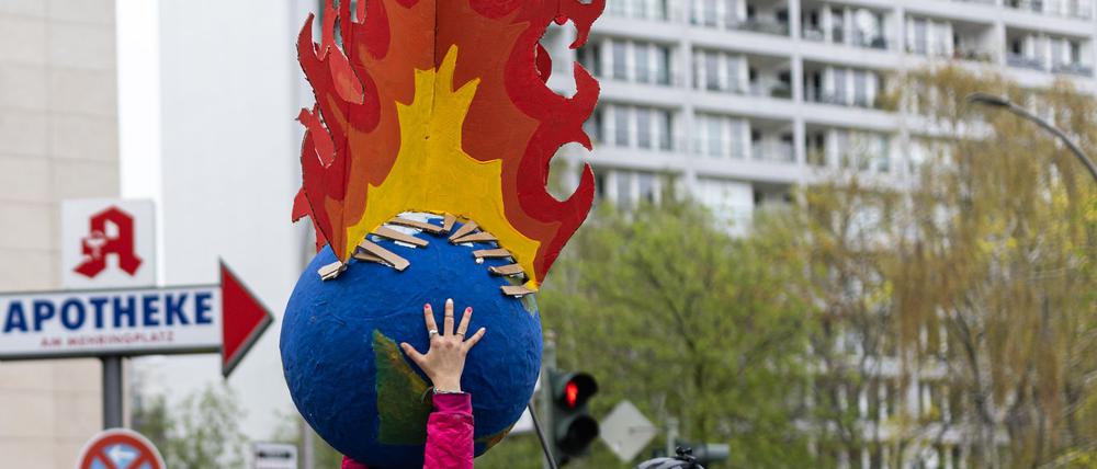 Fridays for Future demonstrierte in Berlin.