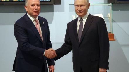 Steve Witkoff führt im Auftrag von US-Präsident Donald Trump Gespräche mit Kremlchef Wladimir Putin.