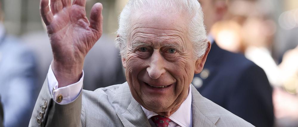 In Italien gab es für Charles ein Glas Nutella - mit seinem Namen in Gold.
