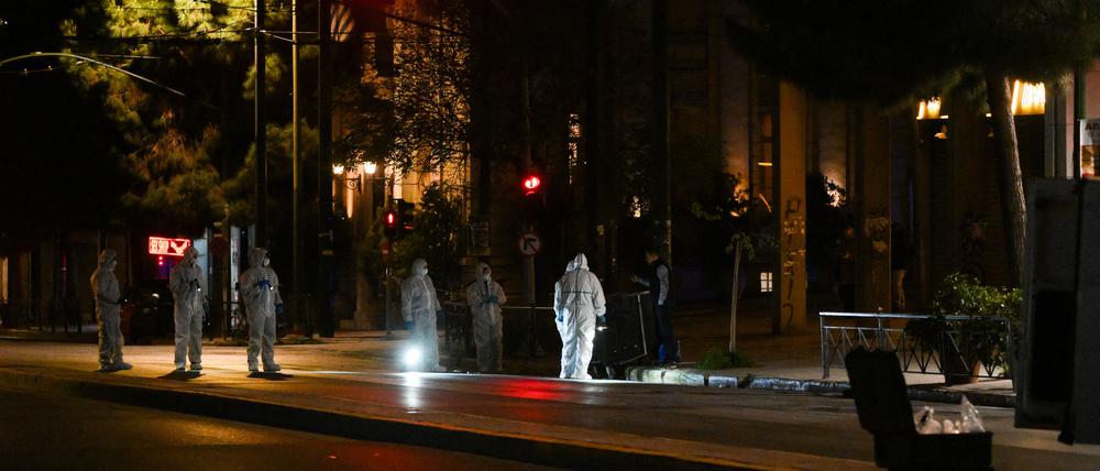 Explosion in Athen.