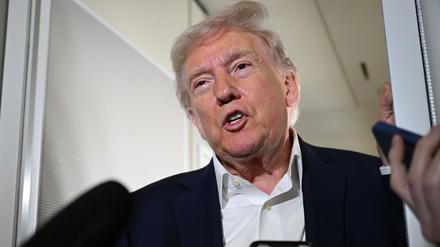 Donald Trump geriet beim Erzählen über seinen Gesundheitscheck regelrecht ins Schwärmen. 