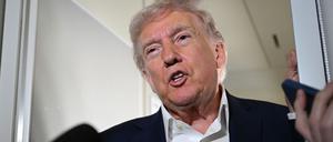 Donald Trump geriet beim Erzählen über seinen Gesundheitscheck regelrecht ins Schwärmen. 