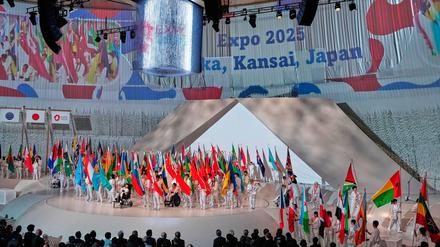 Zum zweiten Mal nach 1970 ist Osaka Gastgeber der Expo.