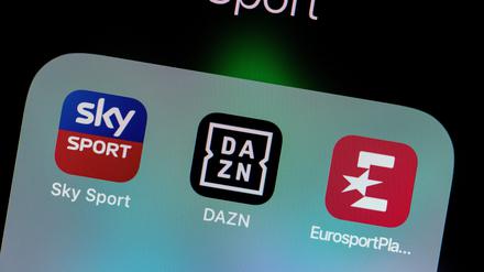 Dazn und Sky sind oft von TV-Piraterie betroffen.