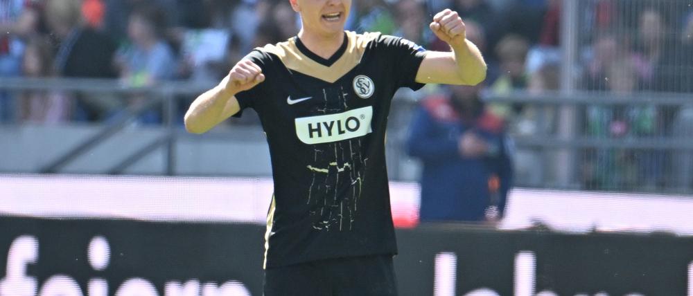 Überragender Spieler in Hannover: Elversbergs Fisnik Asllani.