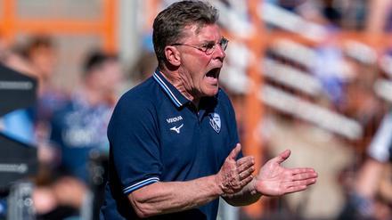 Dieter Hecking war mit dem Verhalten von Myron Boadu nicht einverstanden.