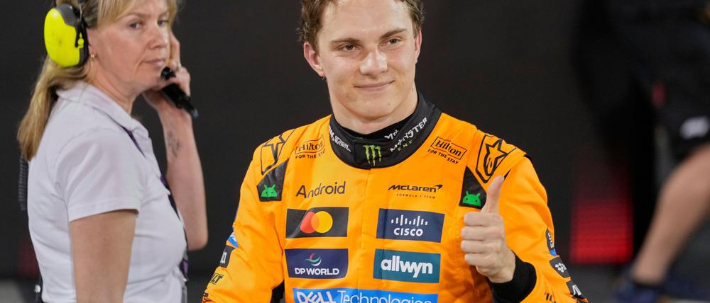 Mit Coolness auf die Pole: McLaren-Pilot Oscar Piastri.