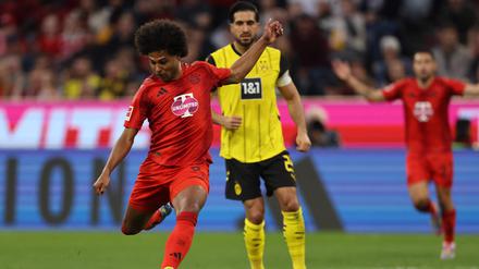 Bayerns Serge Gnabry legte nach seiner Einwechslung ein Tor vor und erzielte einen Treffer selbst. 