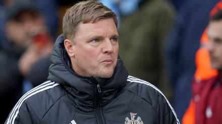 Sorge um Eddie Howe: Newcastles Trainer liegt im Krankenhaus.