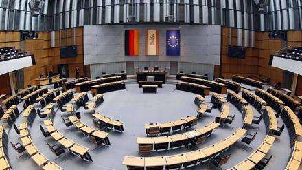 Bis zum 22. Mai bleibt der Plenarsaal leer. 