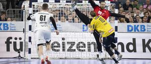 Kiels Torhüter Andreas Wolff zeigte eine überragende Leistung im Pokalfinale.