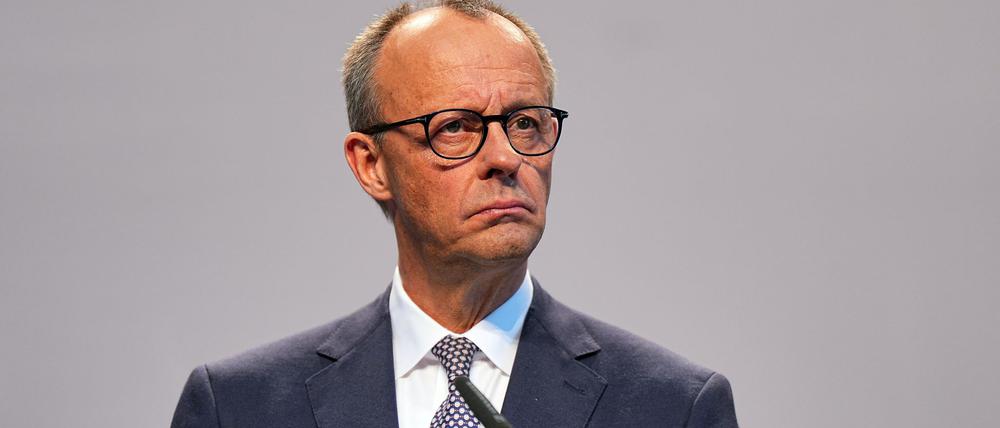 Als künftiger Kanzler will Merz die Asylbewerberzahlen drücken. (Archivfoto)