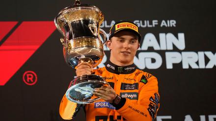 In Titelform: Oscar Piastri fuhr in Bahrain seinen zweiten Saisonsieg ein.
