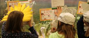 Kinder auf Entdeckungsreise im Naturkundemuseum.