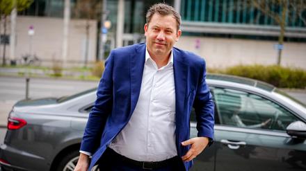 Lars Klingbeil, SPD-Fraktions- und Bundesvorsitzender,  bei einem Termin Anfang April.