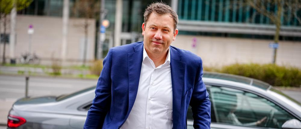 Lars Klingbeil, SPD-Fraktions- und Bundesvorsitzender, bei einem Termin Anfang April.