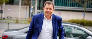 Lars Klingbeil, SPD-Fraktions- und Bundesvorsitzender,  bei einem Termin Anfang April.