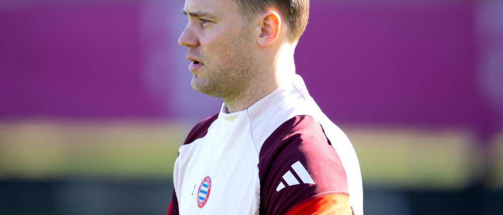 Manuel Neuer wird wie erwartet am Mittwoch nicht im Münchner Tor stehen.