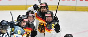 Mit dem Sieg gegen Ungarn erreichte das deutsche Eishockey-Team das WM-Viertelfinale.