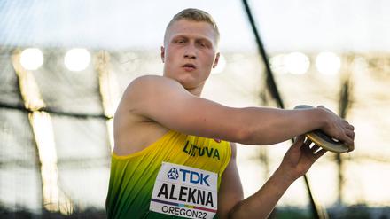  Mykolas Alekna verbesserte den Weltrekord.