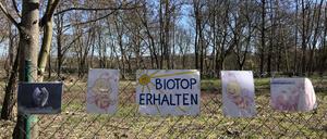 In Berlin-Biesdorf wehren sich Anwohner gegen die Bebauung eines leerstehenden Grundstücks