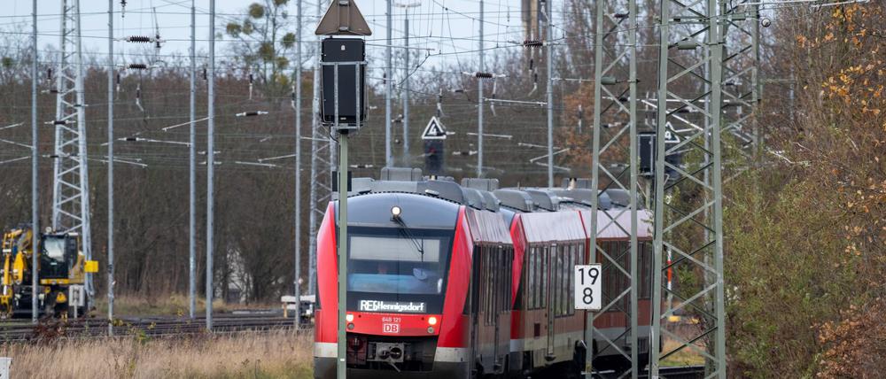 Der Bahnverkehr zwischen Velten und Neuruppin soll ausgebaut werden.