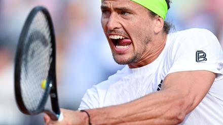 Alexander Zverev bekam es in der ersten Runde mit einem Franzosen zu tun.