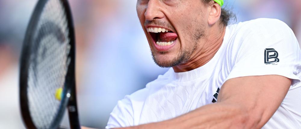 Alexander Zverev bekam es in der ersten Runde mit einem Franzosen zu tun.