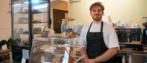 Das neue Café "Arme Ritter" in der Bleibtreustraße in Berlin-Charlottenburg.