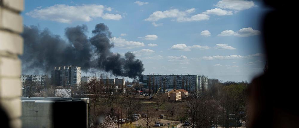 In der Stadt Sumy sollen sich zum Zeitpunkt des russischen Raketenschlags Soldaten im Zentrum versammelt haben.