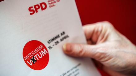 15 Tage haben die SPD-Mitglieder Zeit, für oder gegen den Koalitionsvertrag mit der Union zu stimmen.