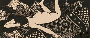 Félix Vallotton (1865–1925)La paresse, 1896Holzschnitt18 x 22.5 cm,Kunst Museum Winterthur, Ankauf, 1918