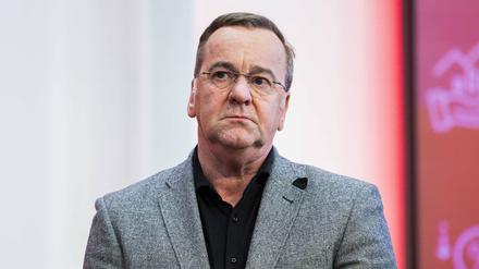 14.04.2025: Boris Pistorius bei der Dialogkonferenz der SPD-Parteispitze in Hannover.