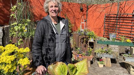 Schöneberger Südgelände, einem 18 Hektar großen Park, ein Stück Wildnis in der Großstadt, nur eine Station hinterm Ring am S-Bahnhof Priesterweg. Im Bild, Rita Suhrhoff 