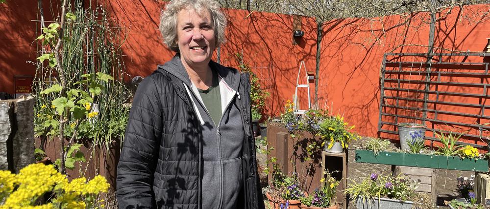 Schöneberger Südgelände, einem 18 Hektar großen Park, ein Stück Wildnis in der Großstadt, nur eine Station hinterm Ring am S-Bahnhof Priesterweg. Im Bild, Rita Suhrhoff 