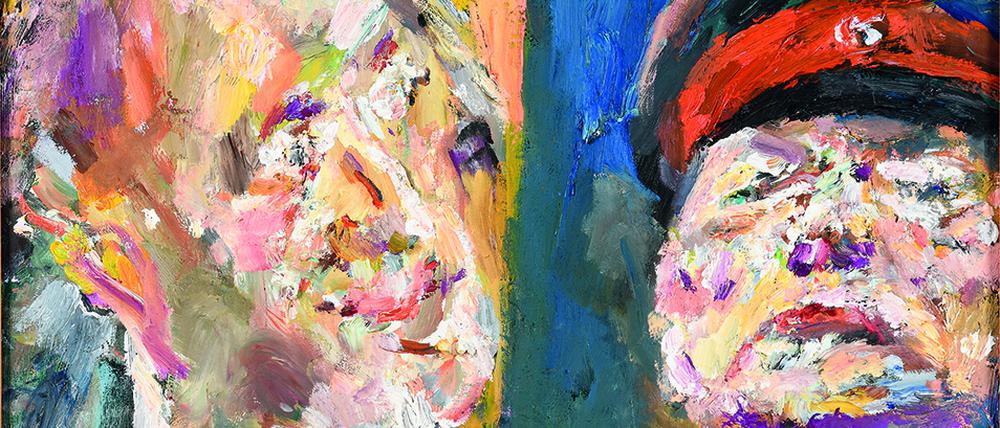 Bernhard Heisig, „Heinrich Mann – Der Untertan“ ist in der Ausstellung „Krieg – und Frieden? 100 Jahre Bernhard Heisig 1925-2025” zu sehen.