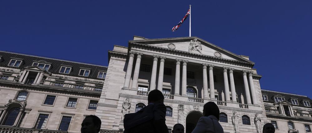 Finanzprofis im Londoner Finanzdistrikt rechnen mit weiteren Marktturbulenzen.